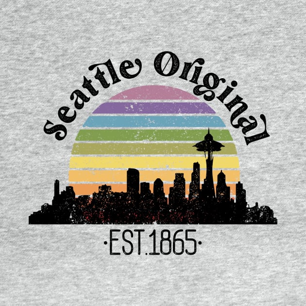 Seattle Original Retro Rainbow by Perpetual Brunch